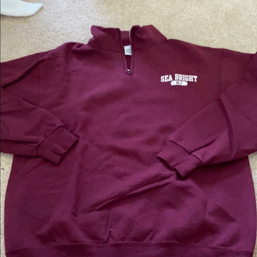 Sea bright New Jersey quarter zip sweatshirt